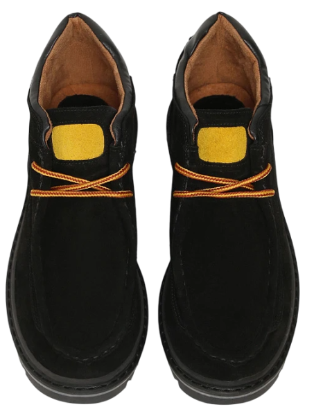 Ботинки кожаные женские / Черный / 37