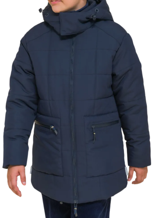 Куртка утепленная для мальчика / Тёмно-синий / 122 Куртка утепленная для мальчика / Тёмно-синий / 122