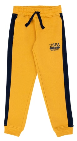 Брюки с логотипом для мальчика / Желтый / 116 Брюки с логотипом для мальчика / Желтый / 116
