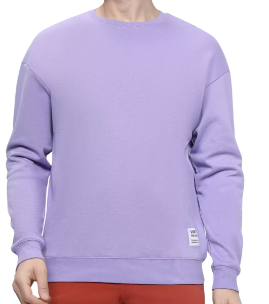 Свитшот прямого кроя мужской / Сиреневый / 48 Свитшот прямого кроя мужской / Сиреневый / 48