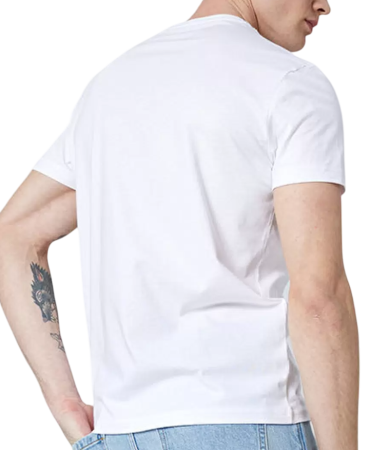 Футболка с логотипом мужская / Белый / 50