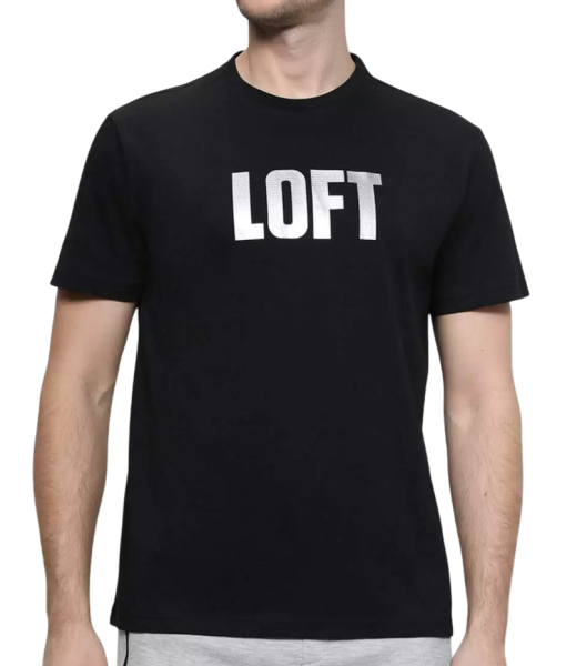 Футболка с логотипом мужская / Черный / 52 Футболка с логотипом мужская / Черный / 52