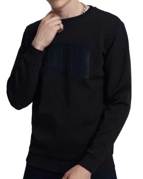 Свитшот с логотипом мужской / Черный / 54 Свитшот с логотипом мужской / Черный / 54