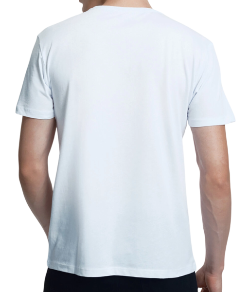 Футболка с принтом мужская / Белый / 52 Футболка с принтом мужская / Белый / 52