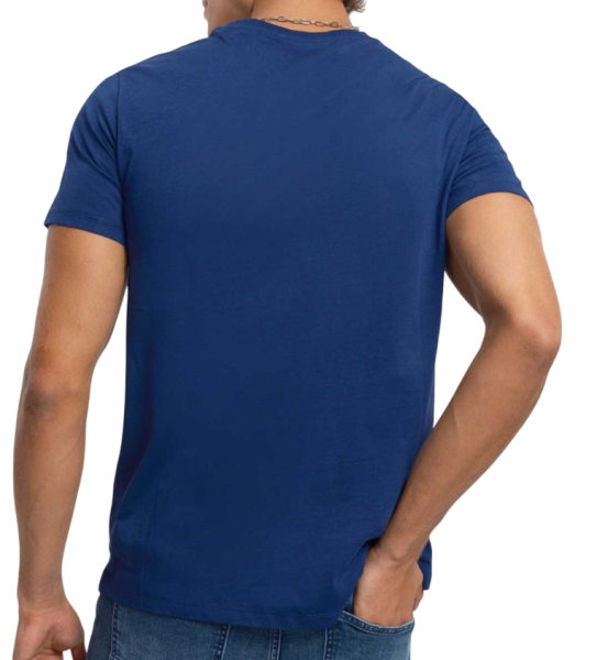 Футболка с принтом мужская / Синий / 52 Футболка с принтом мужская / Синий / 52