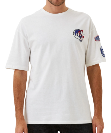 Футболка с принтом мужская / Белый / 46 Футболка с принтом мужская / Белый / 46