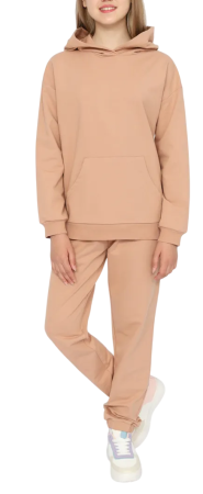 Костюм спортивный для девочки / Бежевый / 128
