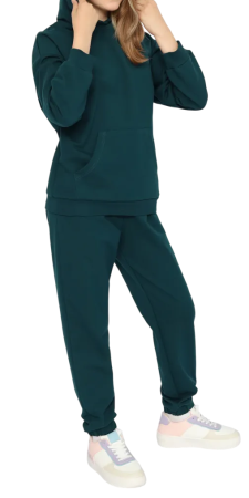 Костюм спортивный для девочки / Зеленый / 146