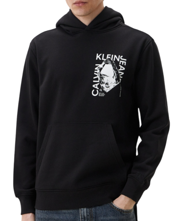 Худи с принтом мужское / Черный / 44 Худи с принтом мужское / Черный / 44