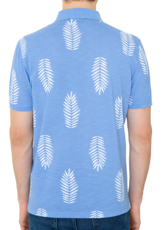 Поло хлопковое мужское / Голубой / 46 Поло хлопковое мужское / Голубой / 46