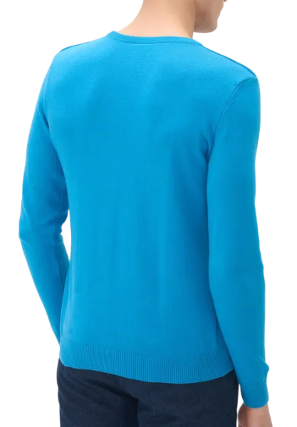 Джемпер хлопковый мужской / Голубой / 46 Джемпер хлопковый мужской / Голубой / 46