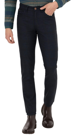 Брюки зауженные мужские / Тёмно-синий / 44 Брюки зауженные мужские / Тёмно-синий / 44