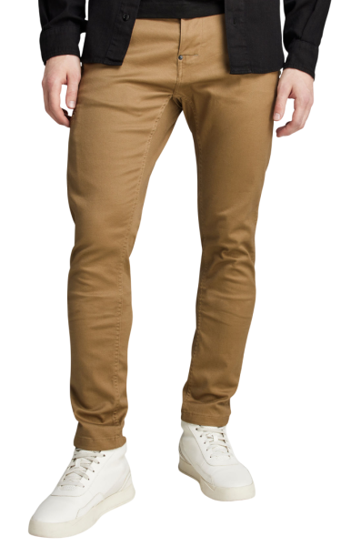 Брюки зауженные мужские / Бежевый / 46 Брюки зауженные мужские / Бежевый / 46