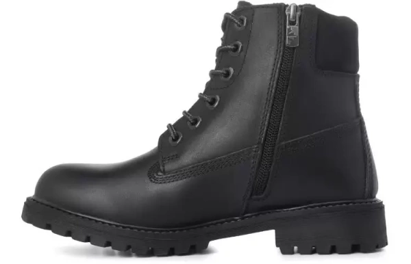 Ботинки из кожи женские / Черный / 37