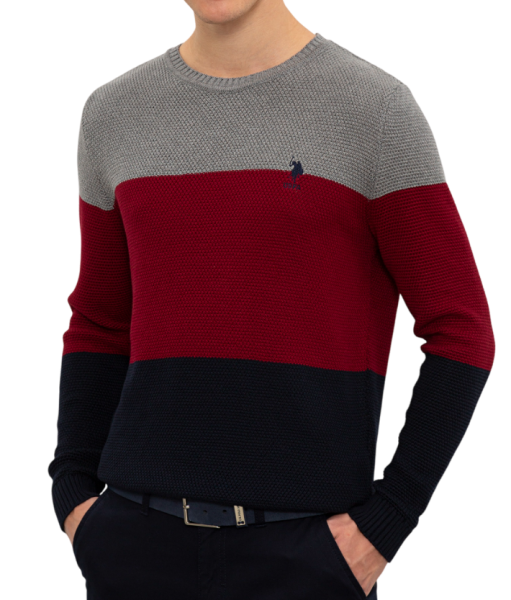 Джемпер хлопковый мужской / Тёмно-синий / 46 Джемпер хлопковый мужской / Тёмно-синий / 46