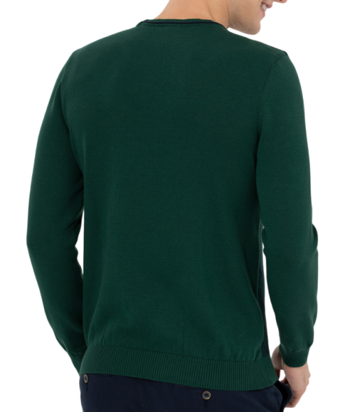 Джемпер хлопковый мужской / Зеленый / 46 Джемпер хлопковый мужской / Зеленый / 46