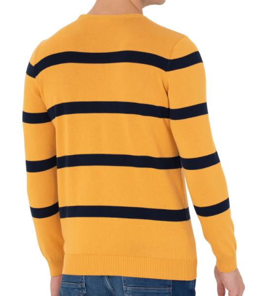 Джемпер хлопковый мужской / Желтый / 48 Джемпер хлопковый мужской / Желтый / 48