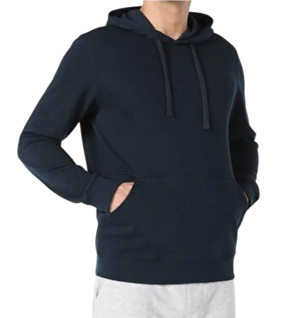 Худи однотонное мужское / Синий / 46 Худи однотонное мужское / Синий / 46