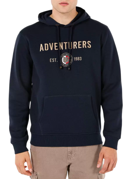 Худи с принтом мужское / Синий / 48 Худи с принтом мужское / Синий / 48