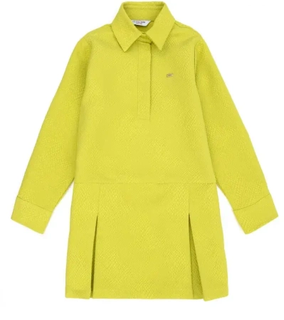 Платье с логотипом для девочки / Зеленый / 104 Платье с логотипом для девочки / Зеленый / 104