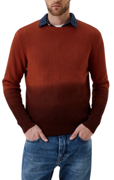 Джемпер с хлопком мужской / Оранжевый / 46 Джемпер с хлопком мужской / Оранжевый / 46