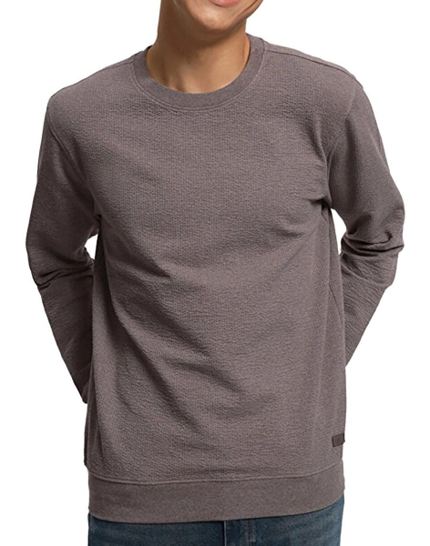 Пуловер прямого кроя мужской / Серый / 50 Пуловер прямого кроя мужской / Серый / 50