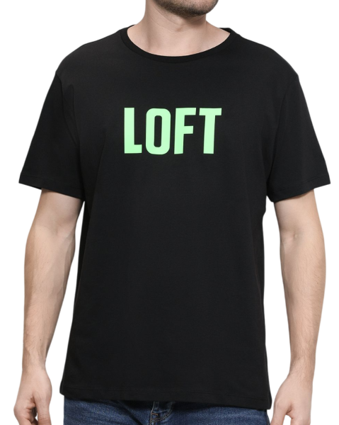 Футболка хлопковая мужская / Черный / 46 Футболка хлопковая мужская / Черный / 46