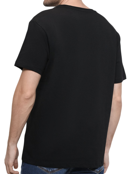 Футболка хлопковая мужская / Черный / 46 Футболка хлопковая мужская / Черный / 46
