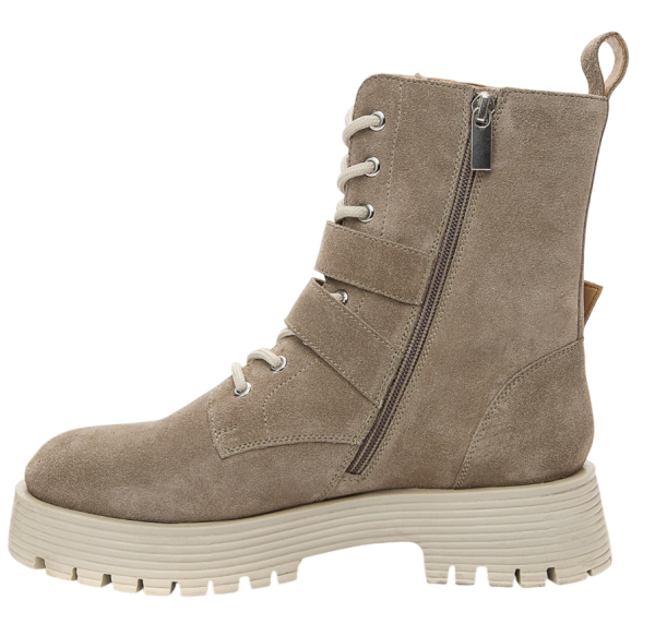 Ботинки замшевые женские / Бежевый / 37