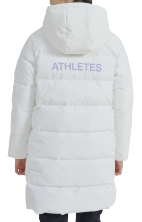 Пуховик с капюшоном женский / Белый / 42 Пуховик с капюшоном женский / Белый / 42