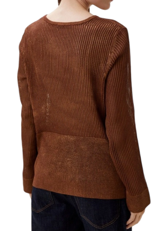Пуловер с хлопком женский / Коричневый / 50 Пуловер с хлопком женский / Коричневый / 50