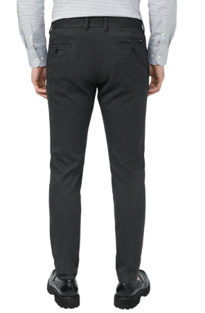 Брюки зауженного кроя мужские / Серый / 46