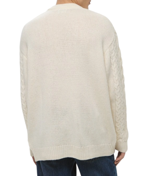 Джемпер с шерстью мужской / Бежевый / 52 Джемпер с шерстью мужской / Бежевый / 52