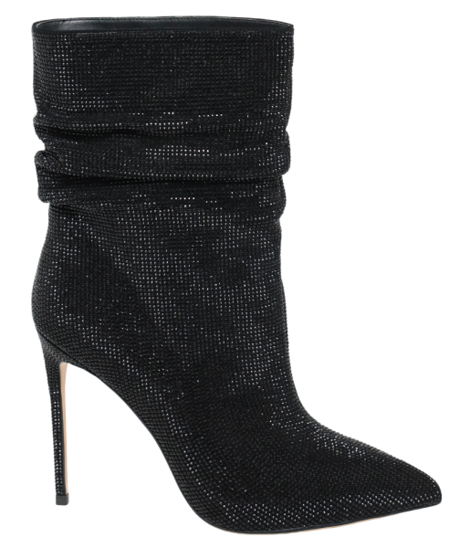 Полусапоги велюровые женские / Черный / 39