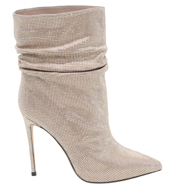 Полусапоги велюровые женские / Бежевый / 38