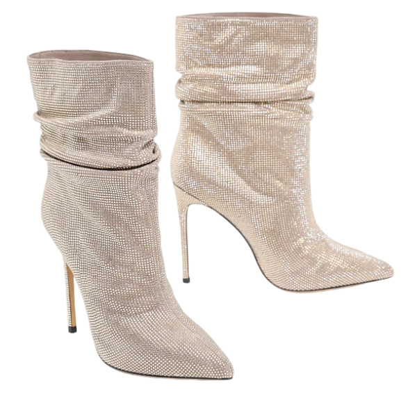 Полусапоги велюровые женские / Бежевый / 38