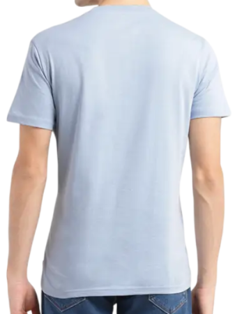 Футболка хлопковая мужская / Голубой / 54 Футболка хлопковая мужская / Голубой / 54