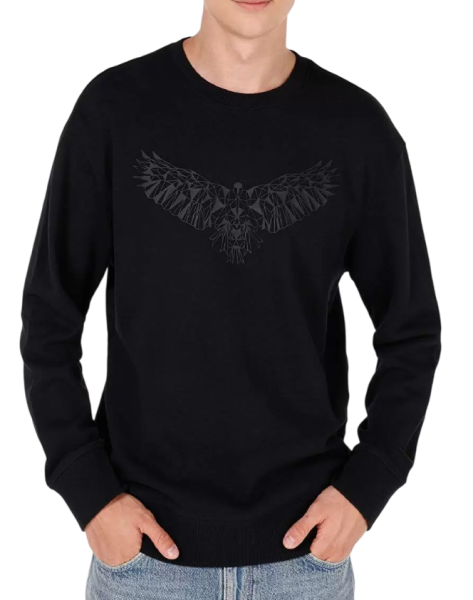 Свитшот с принтом мужской / Черный / 50 Свитшот с принтом мужской / Черный / 50