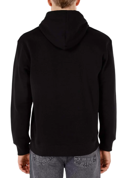 Худи однотонное мужское / Черный / 46 Худи однотонное мужское / Черный / 46