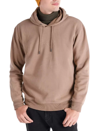 Худи с логотипом мужское / Бежевый / 54 Худи с логотипом мужское / Бежевый / 54