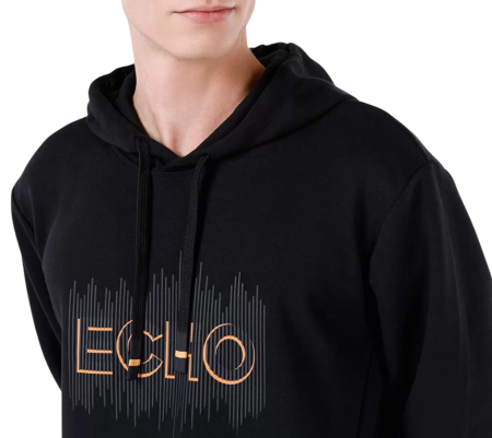 Худи с логотипом мужское / Черный / 48 Худи с логотипом мужское / Черный / 48