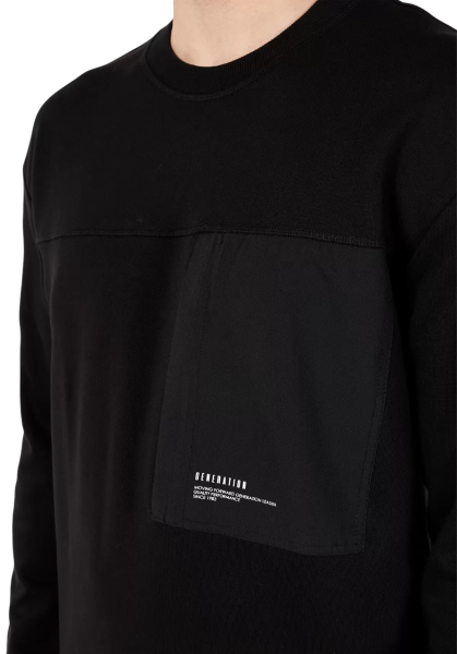 Свитшот с логотипом мужской / Черный / 50 Свитшот с логотипом мужской / Черный / 50