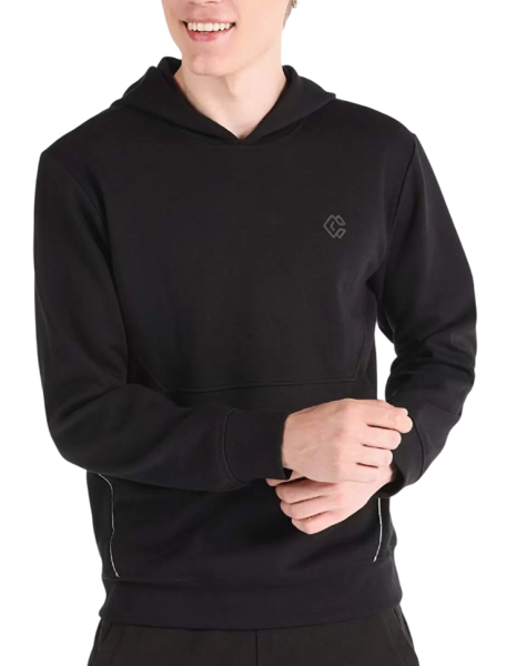 Худи с логотипом мужское / Черный / 48 Худи с логотипом мужское / Черный / 48