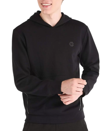 Худи с логотипом мужское / Черный / 48 Худи с логотипом мужское / Черный / 48