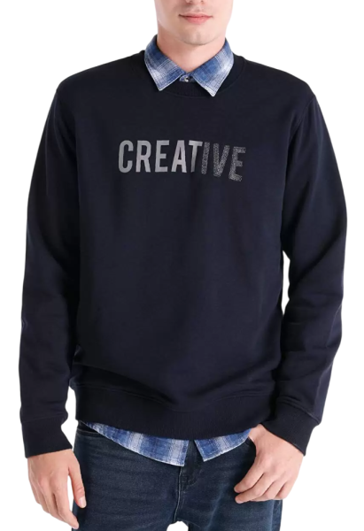 Свитшот с логотипом мужской / Синий / 44 Свитшот с логотипом мужской / Синий / 44