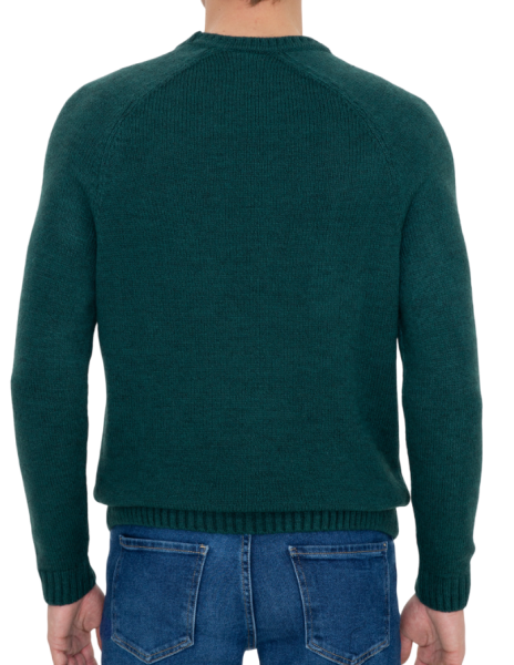 Джемпер прямого кроя мужской / Зеленый / 44 Джемпер прямого кроя мужской / Зеленый / 44