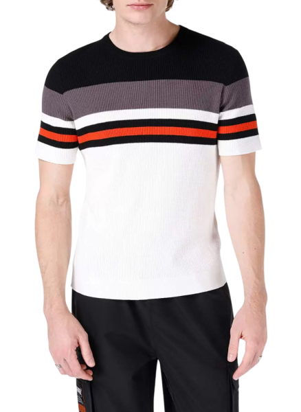 Свитер с коротким рукавом мужской / Белый / 48 Свитер с коротким рукавом мужской / Белый / 48