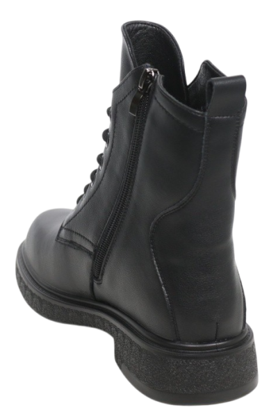 Ботинки кожаные женские / Черный / 36