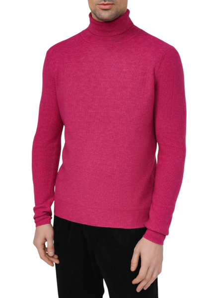 Водолазка с шерстью мужская / Розовый / 52 Водолазка с шерстью мужская / Розовый / 52