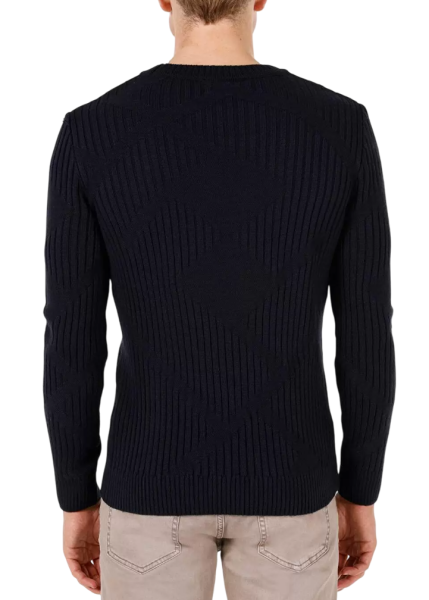 Джемпер однотонный мужской / Синий / 50 Джемпер однотонный мужской / Синий / 50